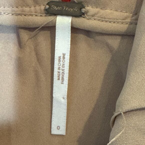 Free People Romper Womens 0 Red Sequin Lace Mesh V Neck Spaghetti Straps Mini - Picture 4 of 12